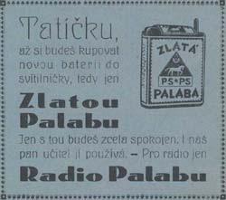 Reklama firmy Palaba Slan�